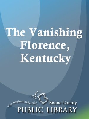 cover image of The Vanishing Florence, Kentucky